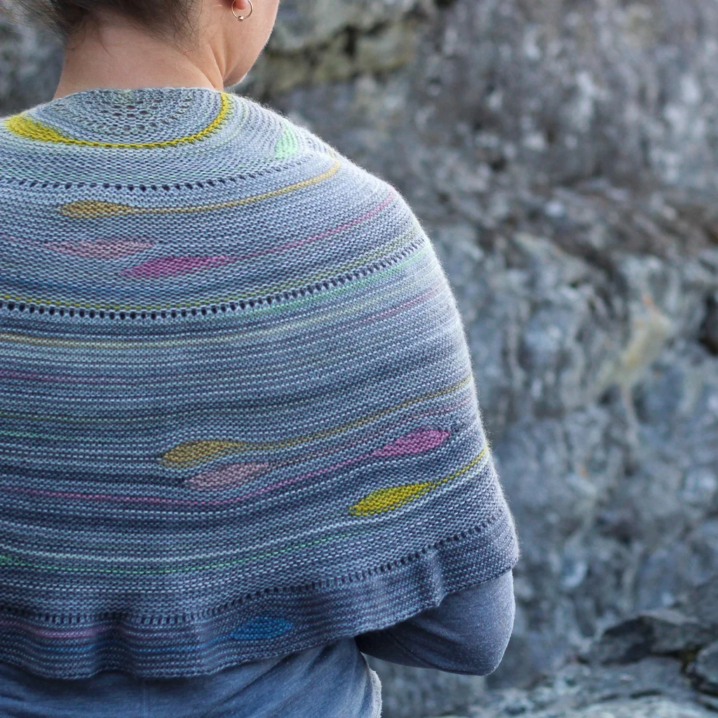 Goldstream Half Pi Shawl Knitting Pattern — Andrea Rangel